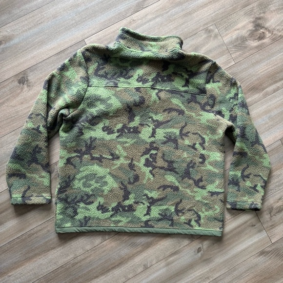 The North Face Men’s Fleece Pullover Camouflage Sweater Size XXL - Picture 3 of 9